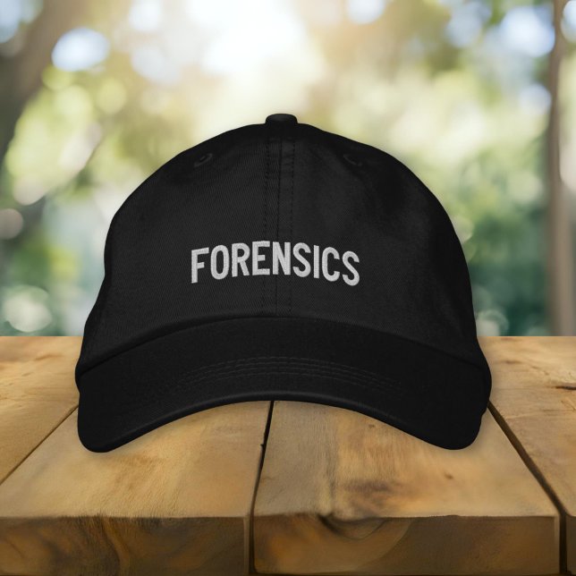 Forensics Embroidered Baseball Cap (Creator Uploaded)