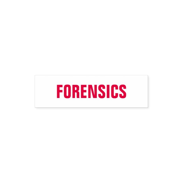 Forensics Pocket Stamp (Design)