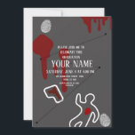 Forensics science graduation card, doctors graduat holiday card<br><div class="desc">Celebrate your forensic science graduation in style with this unique card! Featuring a captivating design inspired by forensic themes, it's perfect for honoring your achievement. Detailed with fingerprints, crime scene, gun. this card stands out as a memorable keepsake. Ideal for anyone passionate about forensic science. Embrace the intrigue of forensic...</div>