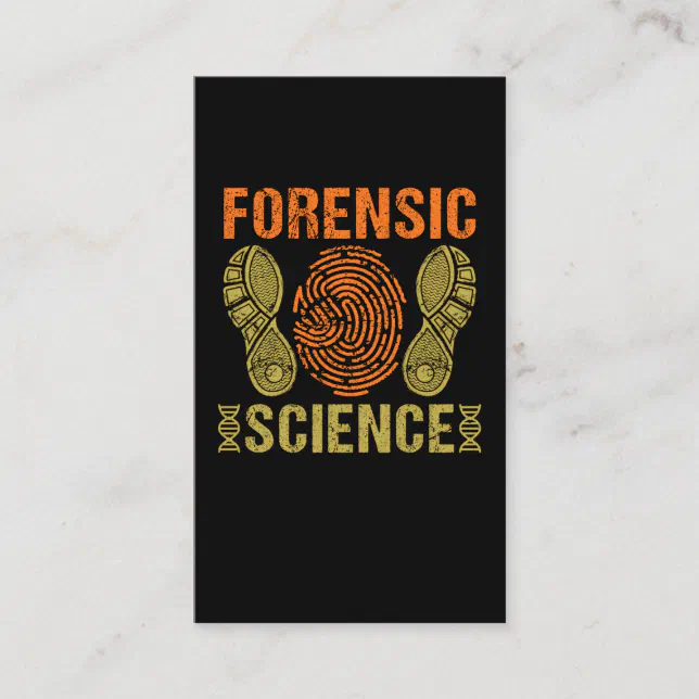 Forensics Scientists DNA Forensic Detective Business Card | Zazzle