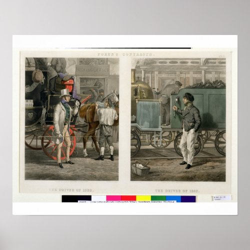 Fores Contrasts The Driver of 1832 The Driver o Poster