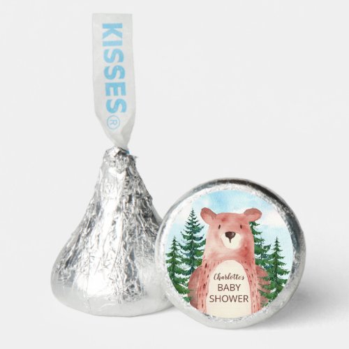 Forest Adventure Bear Boys Baby Shower Hersheys Kisses