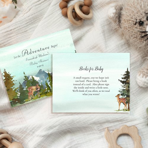 Forest Adventure Books For Baby Deers Game Invitation
