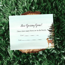 Forest Adventure Guessing Count Deers Game Invitation