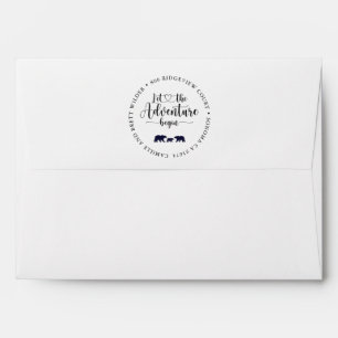 Forest Adventure Woodland Bears Envelope