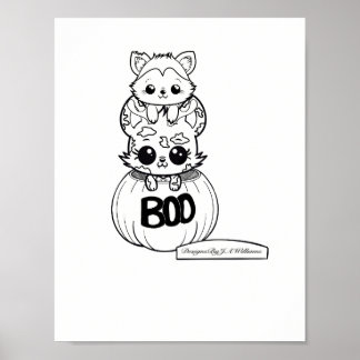 Forest and Archer Color Your Own Poster