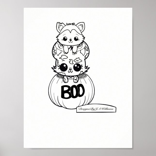 Forest and Archer Color Your Own Poster (Front)