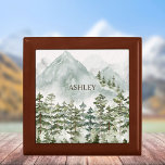 Forest and Mountain Nature Watercolor Gift Box<br><div class="desc">Celebrate the beauty nature with our Forest and Mountain Nature Watercolor Gift Box. It captures the allure of the forest and mountains in a watercolor style.</div>