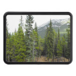 [ Thumbnail: Forest and Mountain Scene Hitch Cover ]