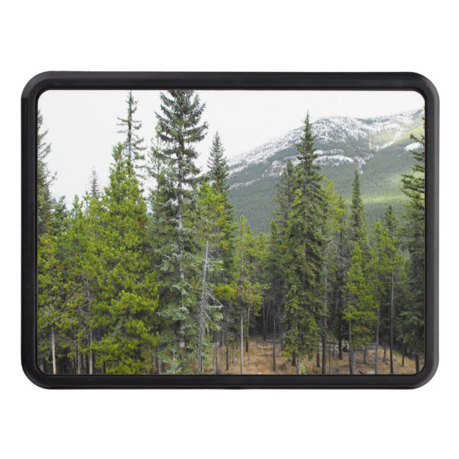 Forest and Mountain Scene Hitch Cover (Front)