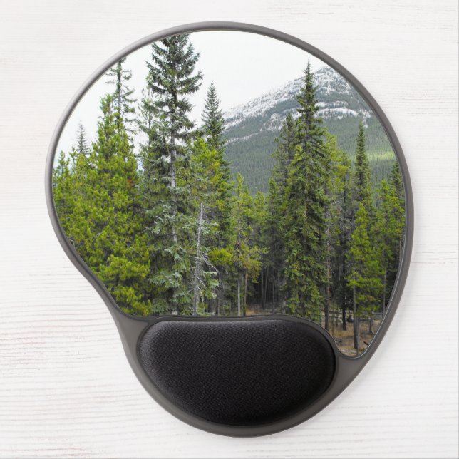 Forest and Mountain Scene Mouse Pad (Front)
