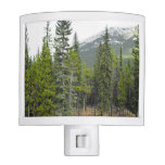 [ Thumbnail: Forest and Mountain Scene Night Light ]
