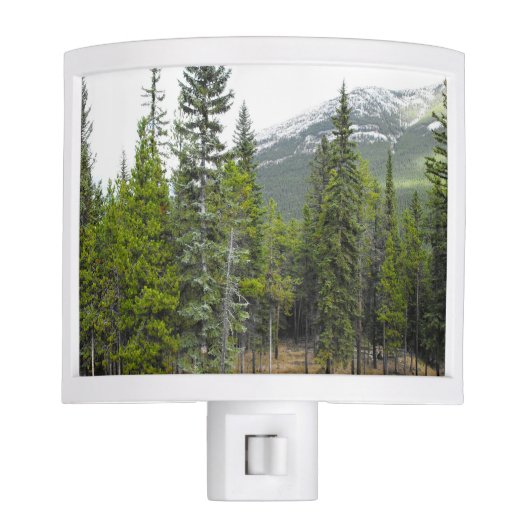 Forest and Mountain Scene Night Light (Front)