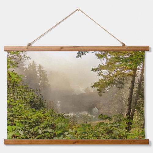 Forest and Ocean Landscape Hanging Tapestry