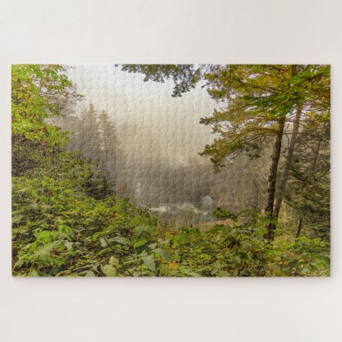 Forest and Ocean Landscape Jigsaw Puzzle