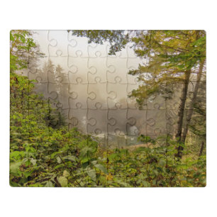 Forest and Ocean Landscape Jigsaw Puzzle
