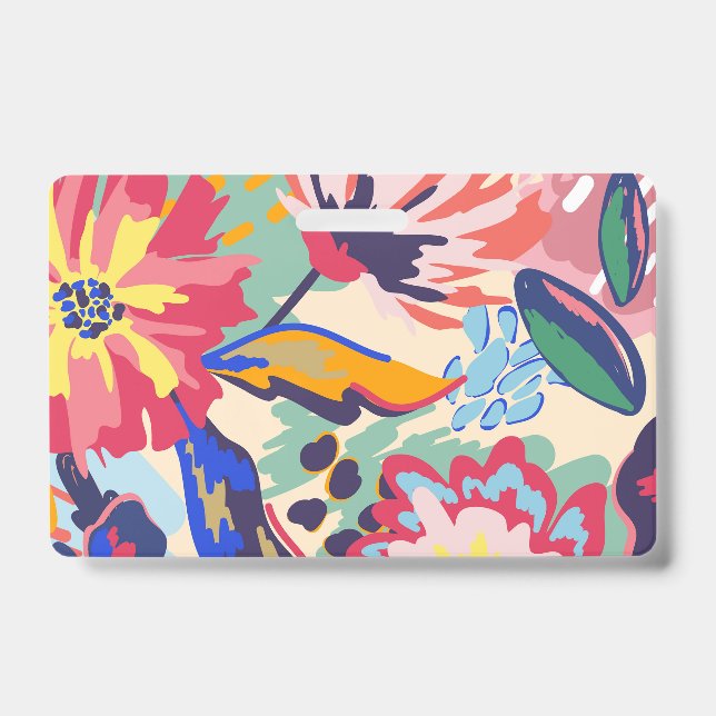 Forest and roses badge (Front)