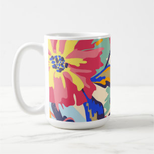 Forest and roses coffee mug