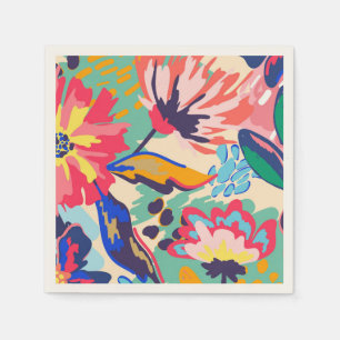 Forest and roses napkins