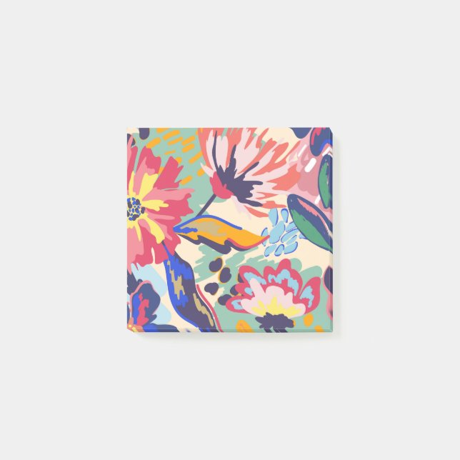 Forest and roses post-it notes (Front)
