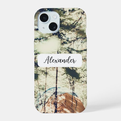 Forest and Tent Phone Case