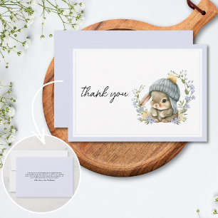 Forest Animal Baby Shower Thank You Card