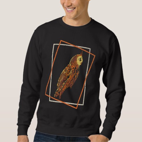 Forest Animal Bird Predator Owl  Owl 1 Sweatshirt