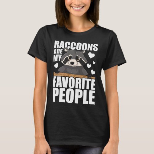 Forest Animal Lover Cute Trash Panda Funny Raccoon T_Shirt