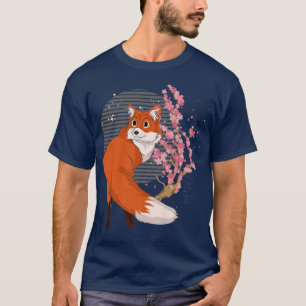 Forest Animal Lover Sakura Cute Cherry Blossom For T-Shirt