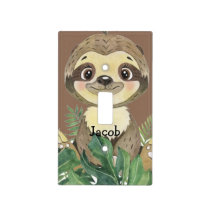 Forest Animal Personalized Light Switch Cover