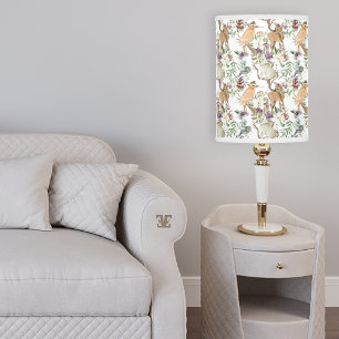 Forest Animals Country Chic Elegant Floral Lamp Shade
