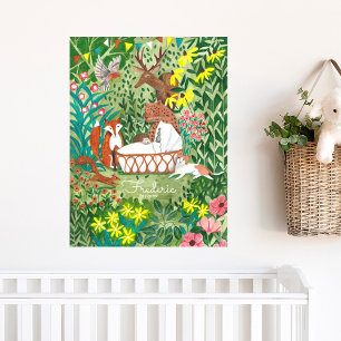 Forest animals nursery  wall decal 