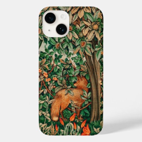 FOREST ANIMALS Red FoxPheasantGreen Floral  Case_Mate iPhone 14 Case