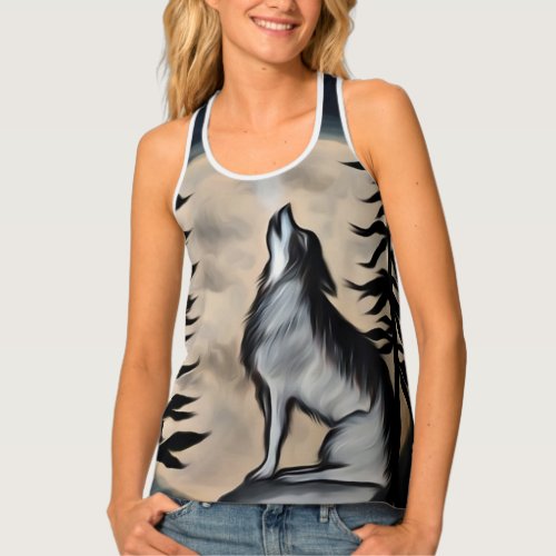 Forest animals tank top