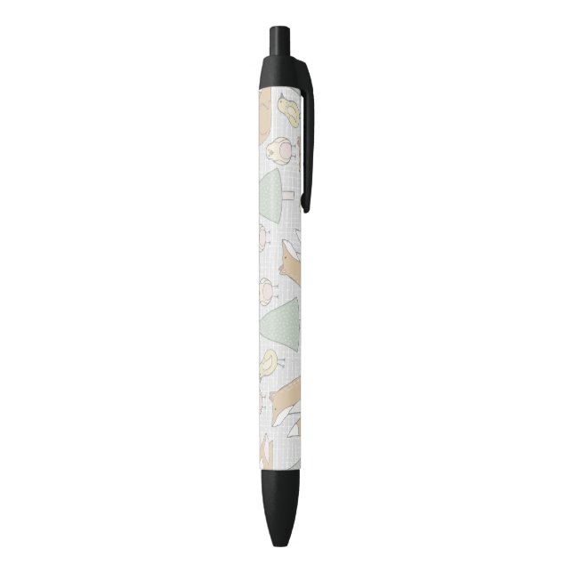 Forest Animals Wild Fox Chick Pine Tree Pen (Bottom (Vertical))