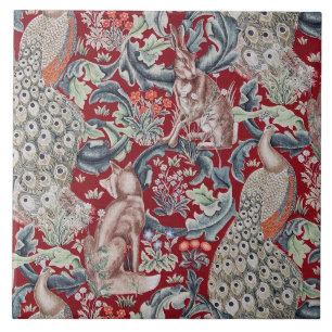 Forest Animals, William Morris Ceramic Tile