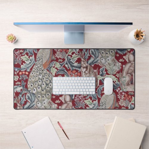 Forest Animals William Morris Desk Mat