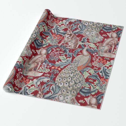 Forest Animals William Morris Wrapping Paper