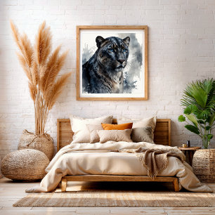 Forest Animals Woodland Wall Art Rustic Poster