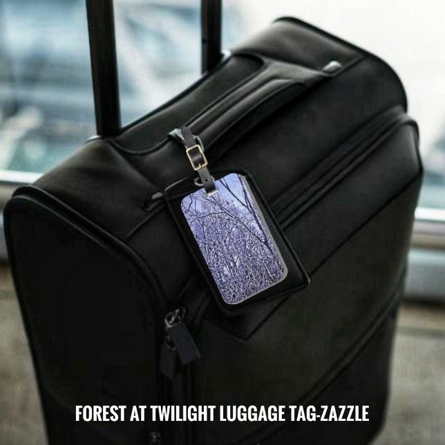 Forest At Twilight Luggage Tag (Creator Uploaded)