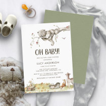 Forest Baby Shower Invitation
