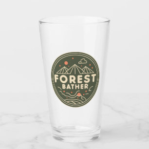 Forest Bather Circle Glass