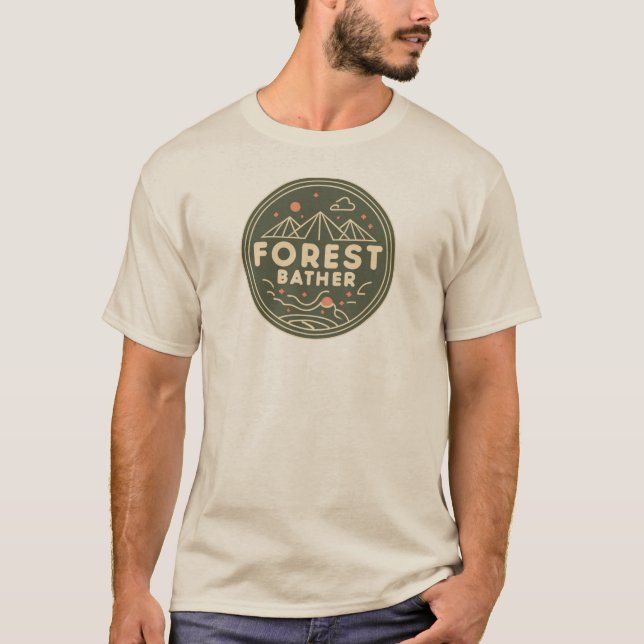 Forest Bather Circle T-Shirt (Front)