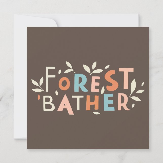 Forest Bather Custom Text (Front)