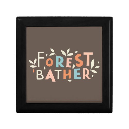 Forest Bather Custom Text Gift Box