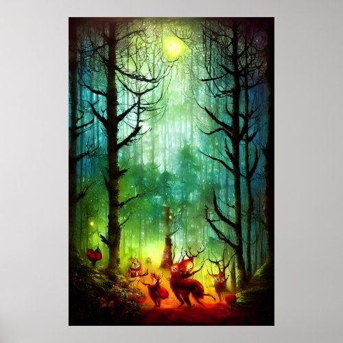 Forest Bathing 2 Portrait  Poster