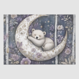 Forest Bear Cottagecore William Morris Decoupage Tissue Paper