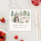 Forest Bear Deer Woodland Cute Animals Baby Shower