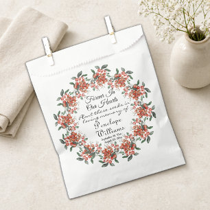 Forest Berries In Loving Memory Seed Pack Favor Bag