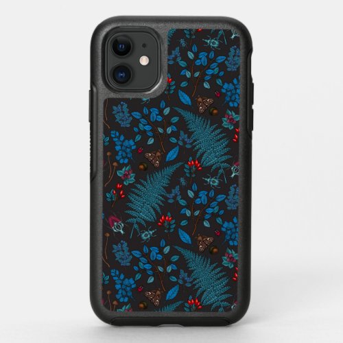 Forest berries leaves and bugs 1 OtterBox symmetry iPhone 11 case